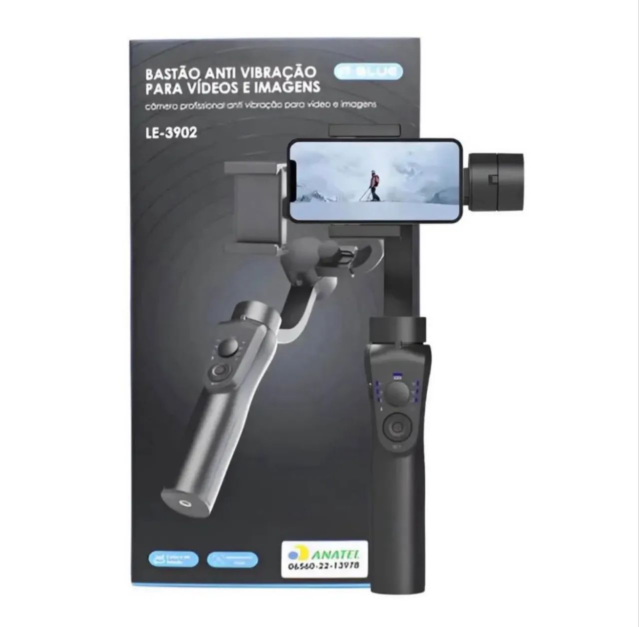 ESTABILIZADOR PARA CAMERA ANTI VIBRAÇAO PARA VIDEOS E IMAGENS LE-3902 - Foto 2