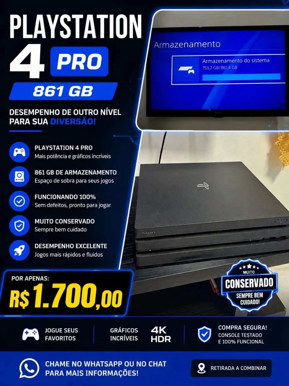 Playstation 4 PRO - Foto 3