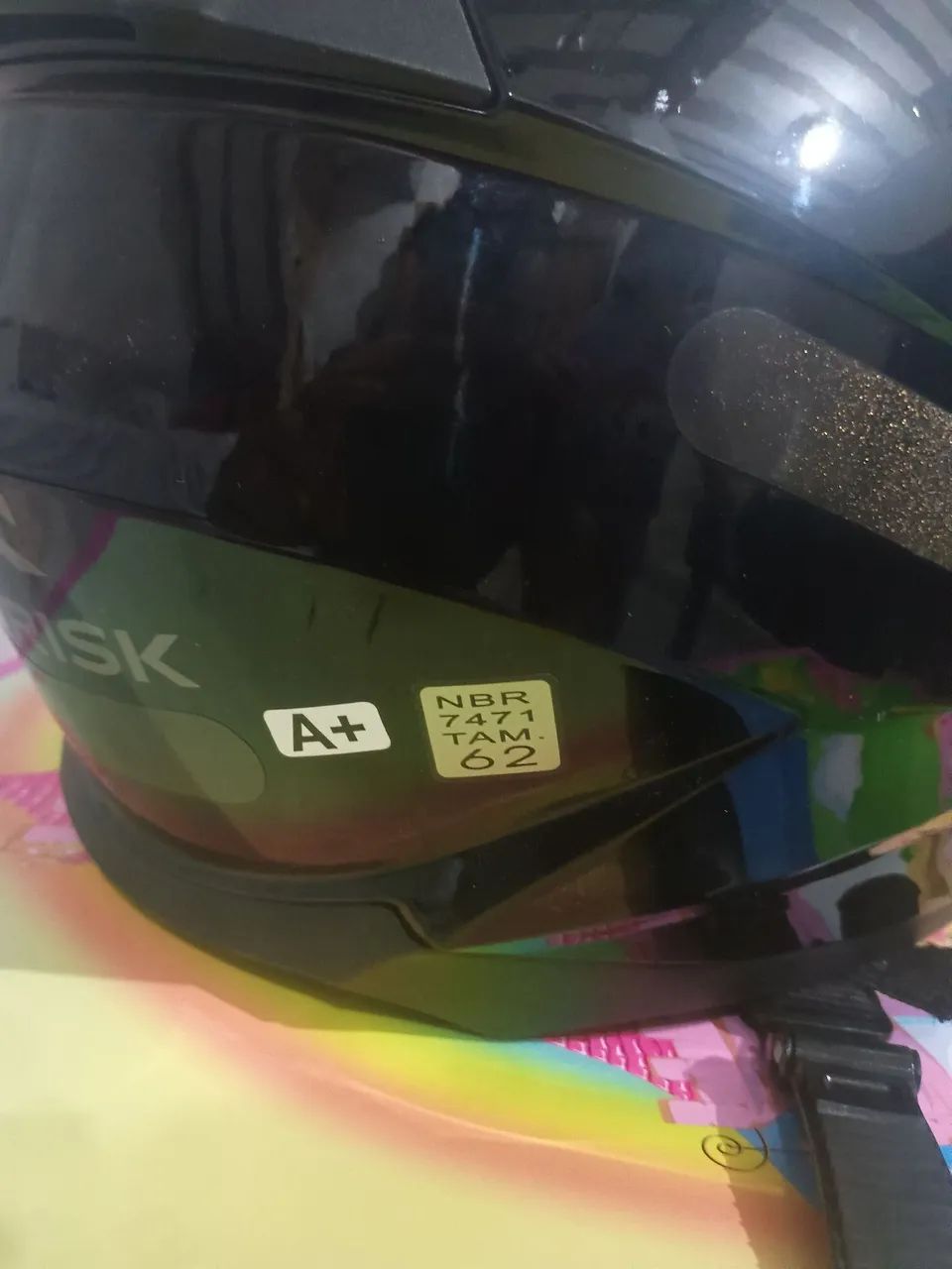 Capacete Norisk com intercomunicador  - Foto 4