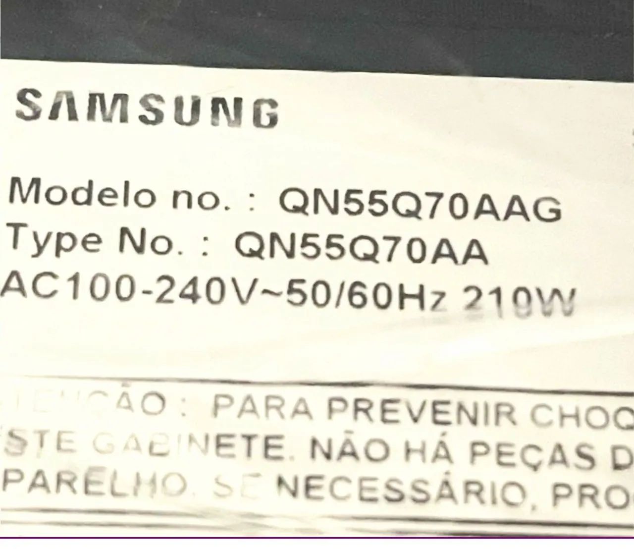 Samsung 55 smart, com defeito  - Foto 2