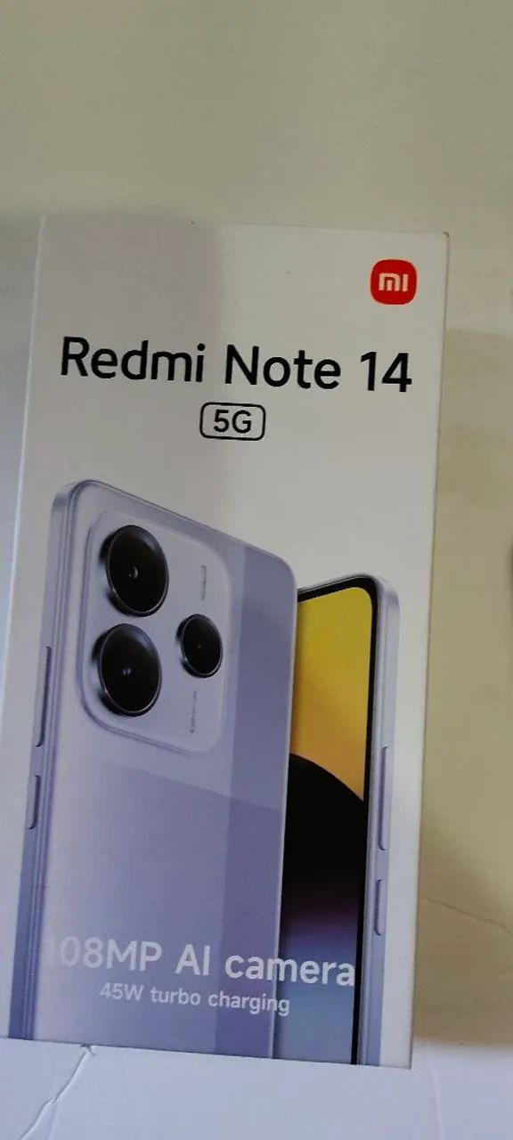 REDMI NOTE 14 5G 256G - com caixa 