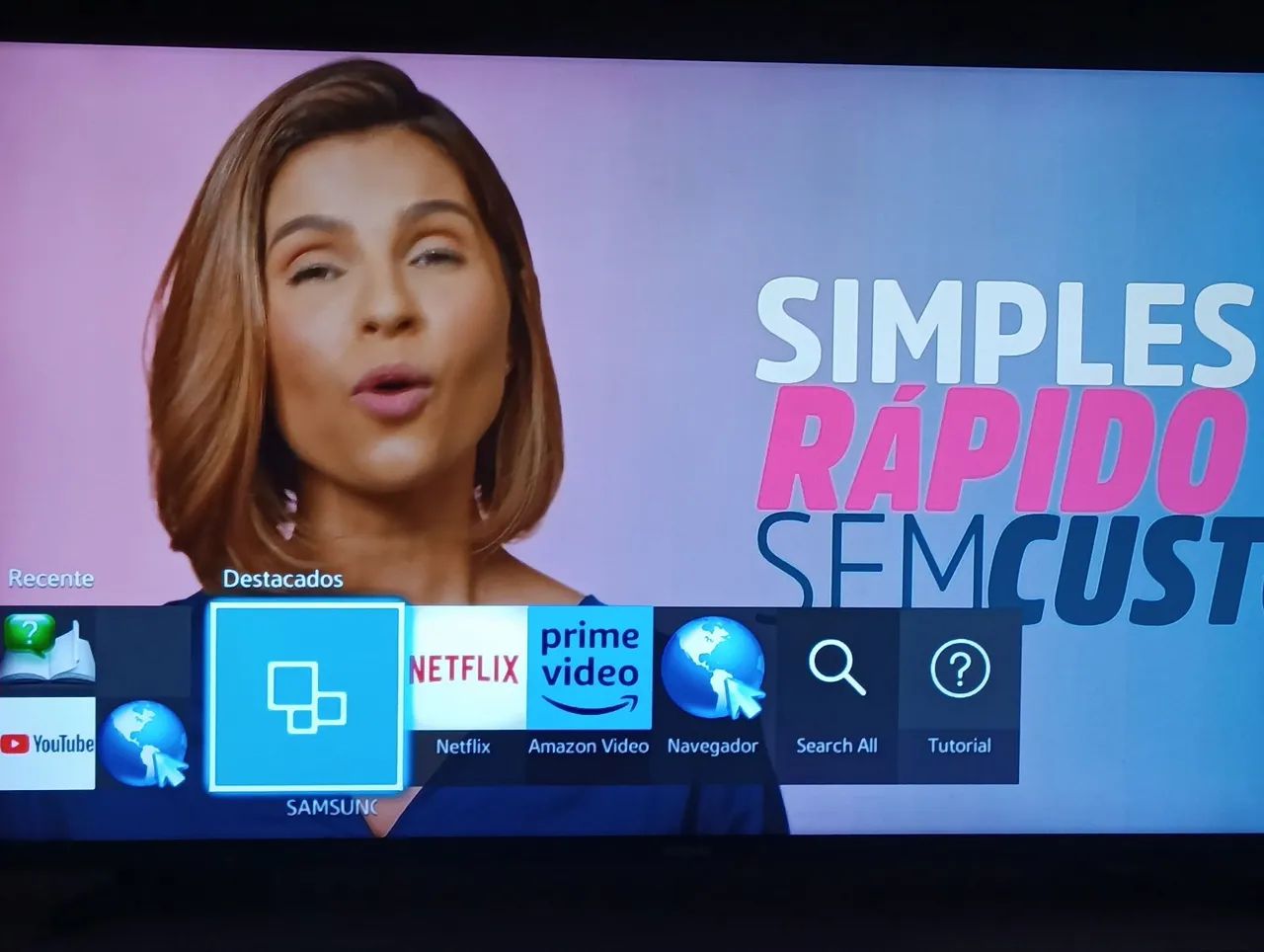 Smartv Samsung 40 polegadas conversor digital  - Foto 3