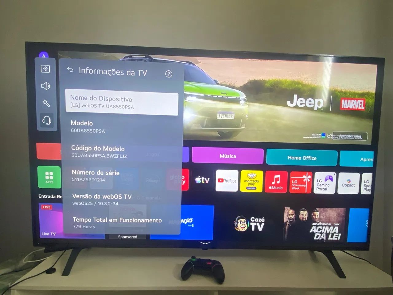 TV LG 60 polegadas Nova