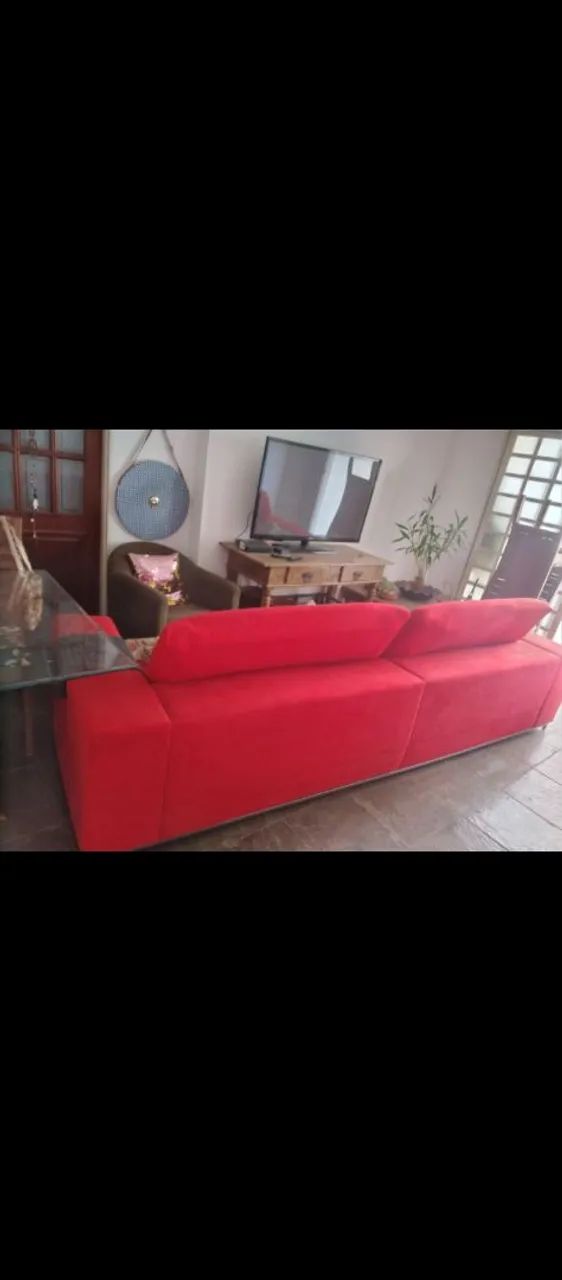 Sofá de luxo vermelho  - Foto 3