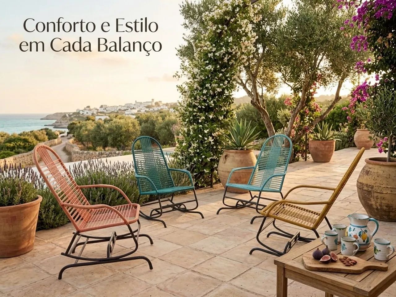 Cadeira de balanço: Kit 4 unid. - Foto 3