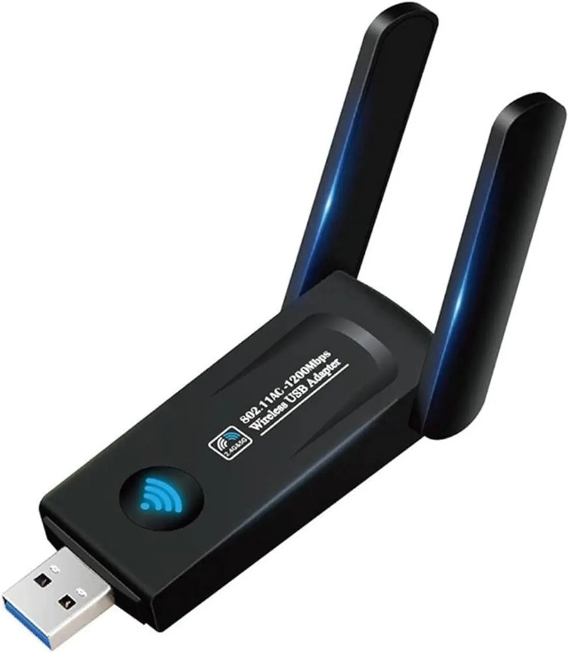 Adaptador Wi-fi 5g + Bluetooth USB com duas Antenas - Foto 3