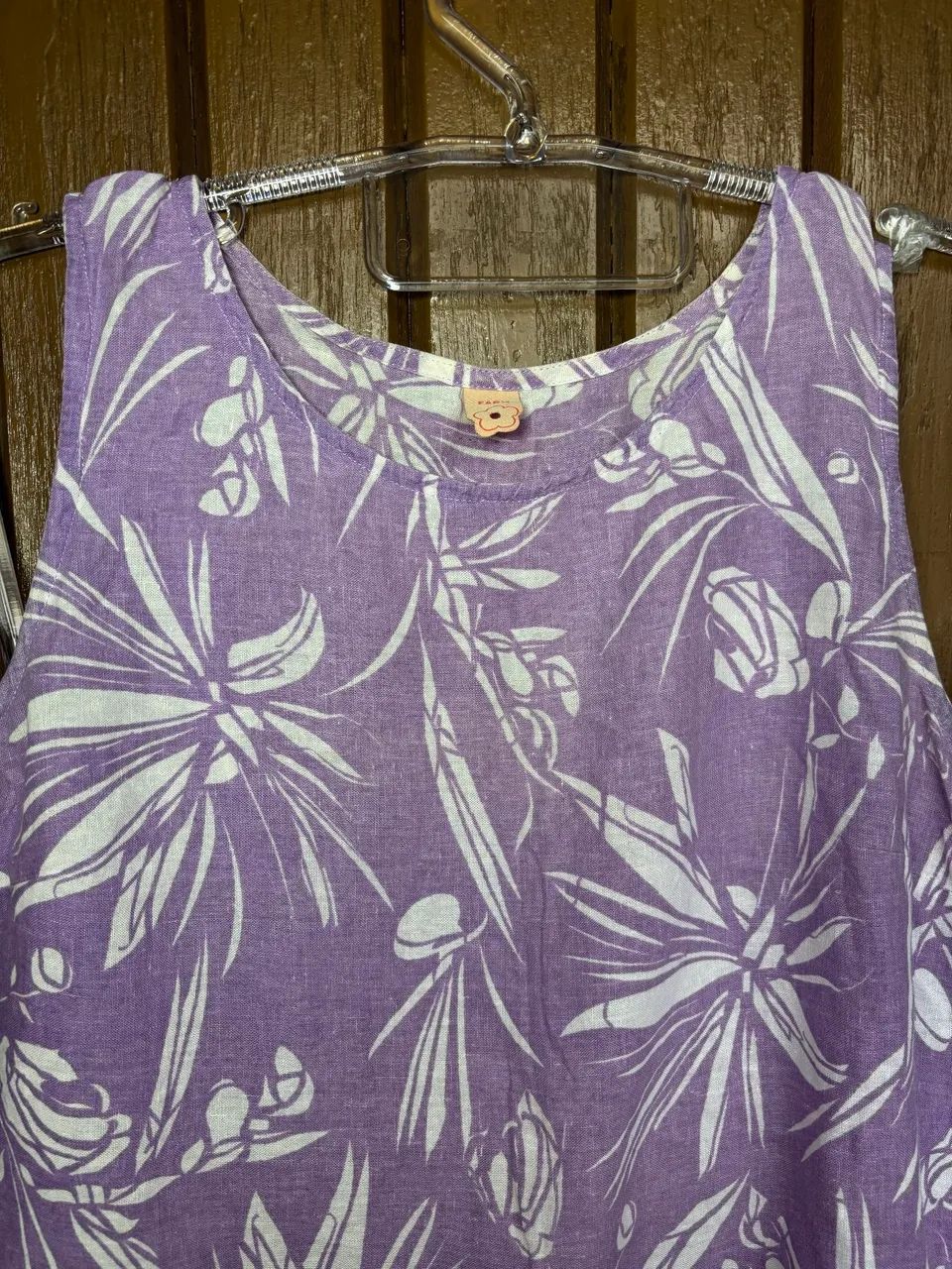 blusa farm lilás estampada - Foto 4