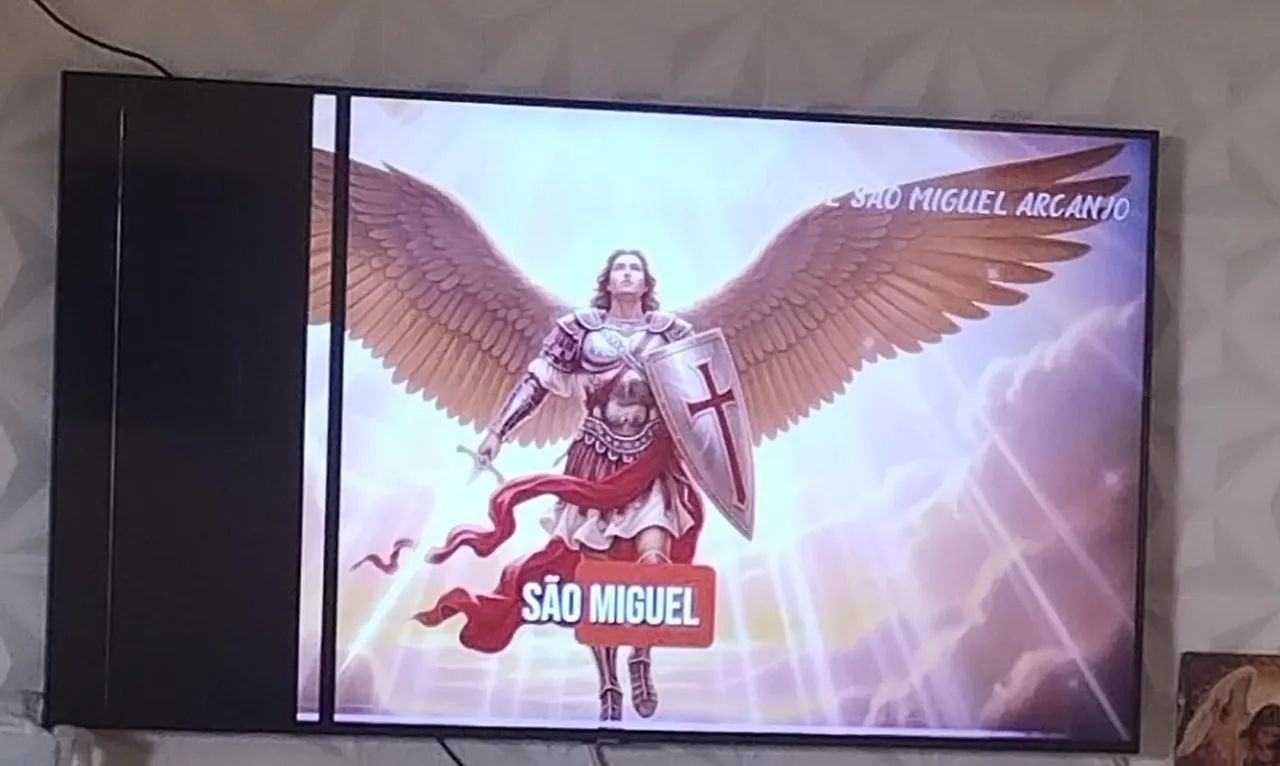 TV Samsung 50' com defeito na tela na tela