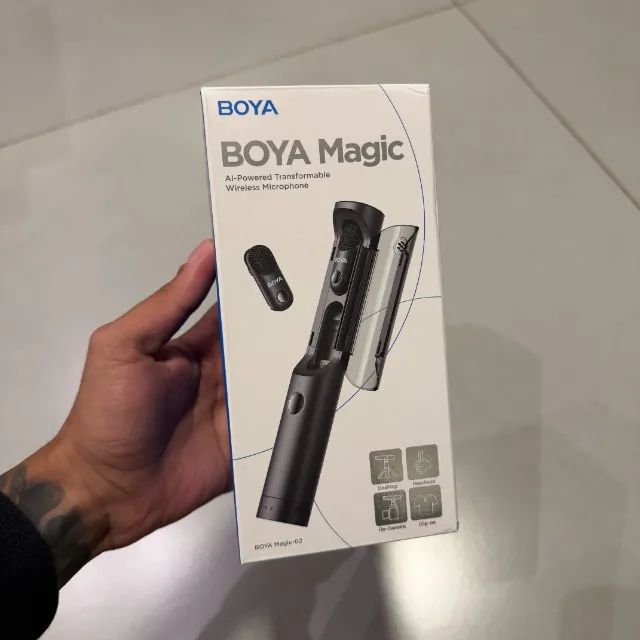 Microfone Boya Magic 5 em 1