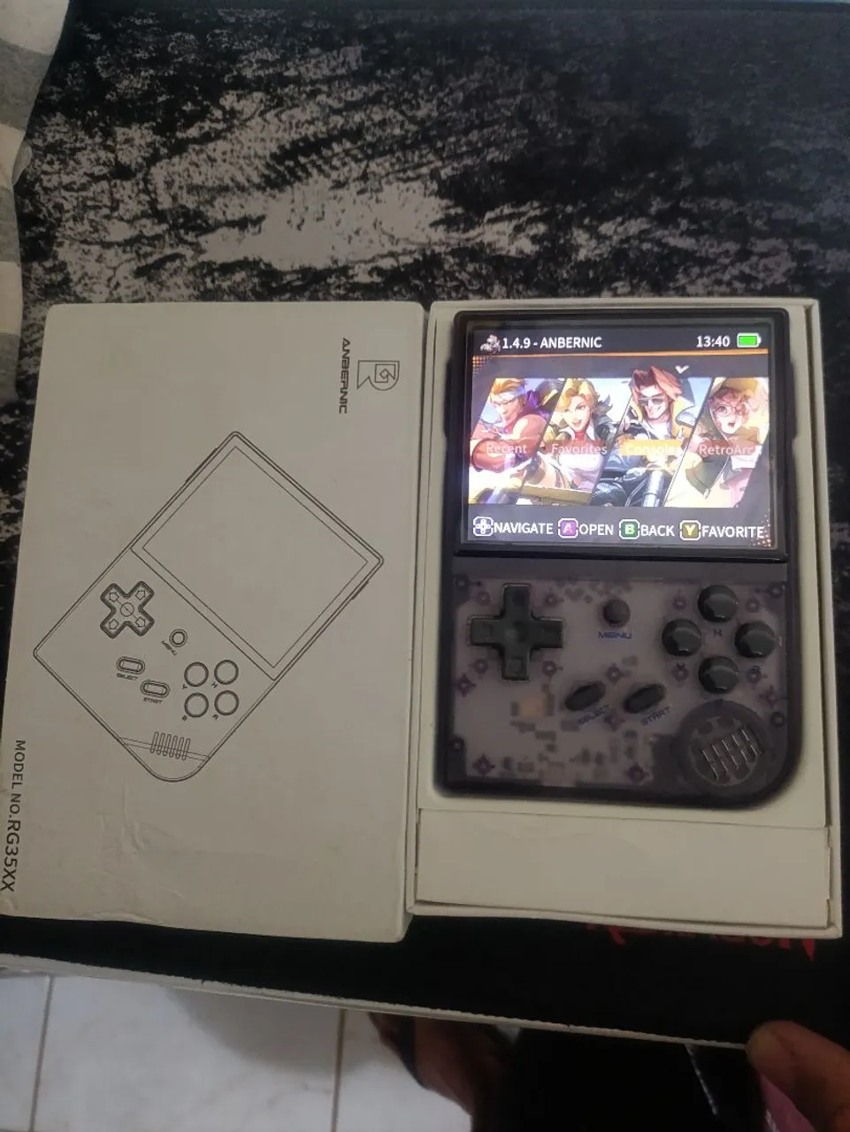 Anbernic RG406H 中古美品 Anbernic RG406H com MicroSD de 256gb - Consoles de Vídeo Game