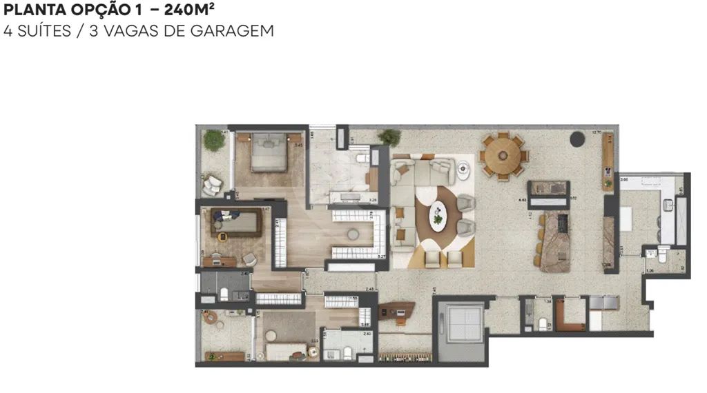 Apartamento com 4 quartos à venda em Vila cordeiro - SP - Foto 3