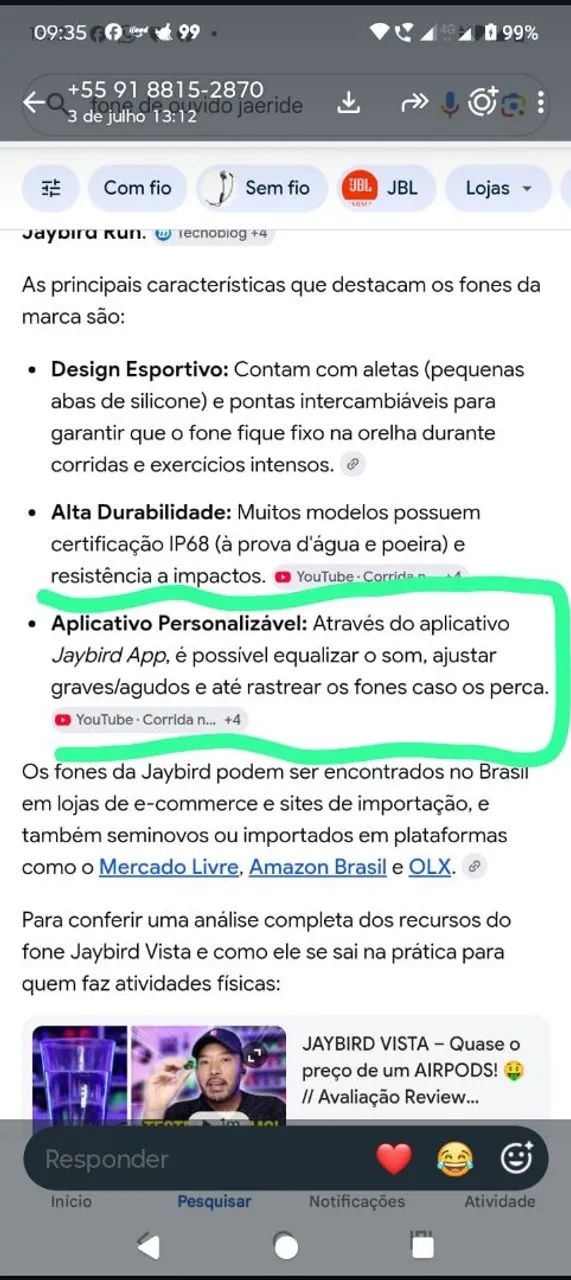 Fones de ouvidos - Foto 3
