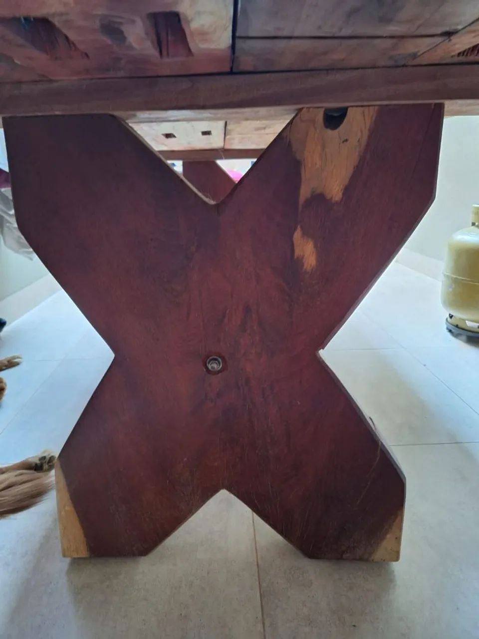mesa de madeira maciça  - Foto 4