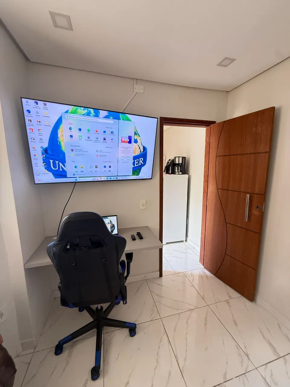 Apartamento climatizado com 1 quarto com suite, tv, wifi e jogo de cama completo. - Foto 12