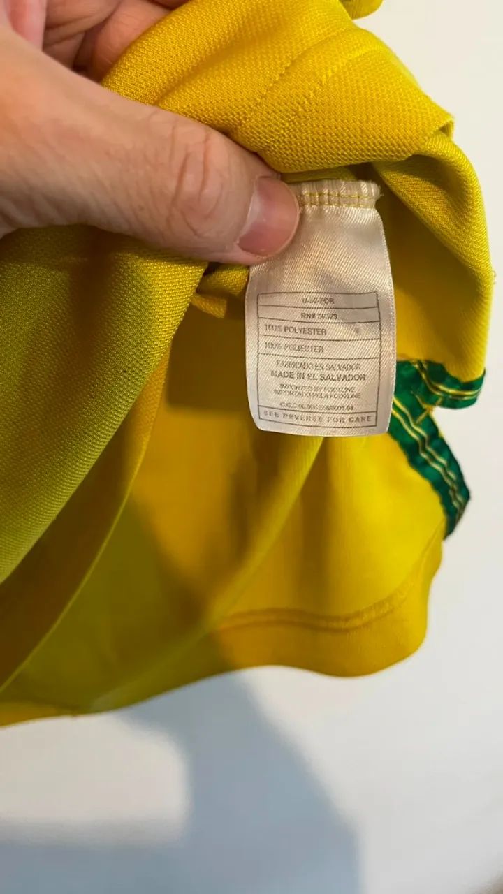 camisa brasil 1998 nike g - Foto 4
