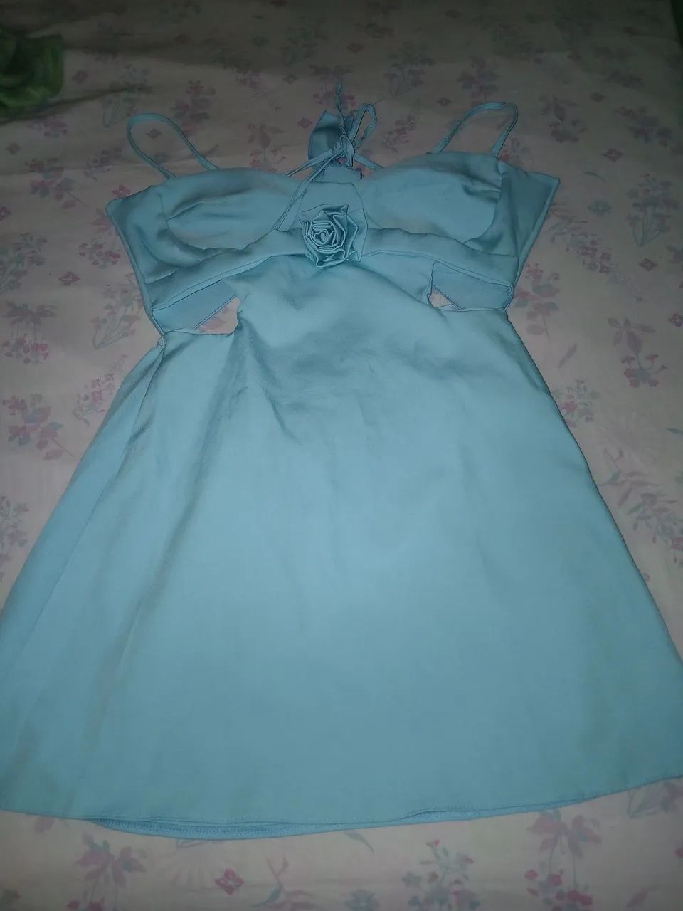 Vestido azul bebê 60 reais