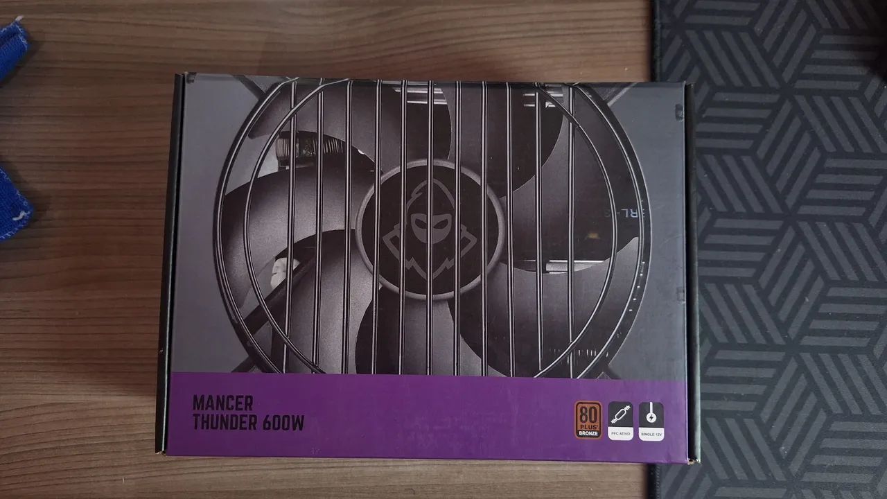 Fonte Mancer Thunder 600W 80 Plus Bronze - Foto 3