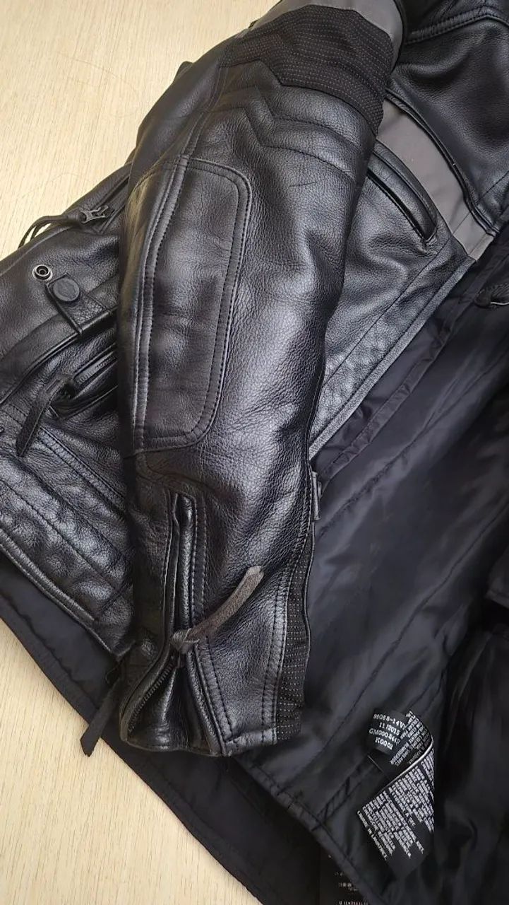 Jaqueta couro legítimo original Harley Davidson  - Foto 5