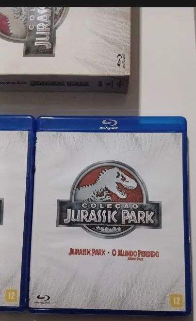 Blu-ray Coleção Jurassic Park 4 filmes - Foto 5