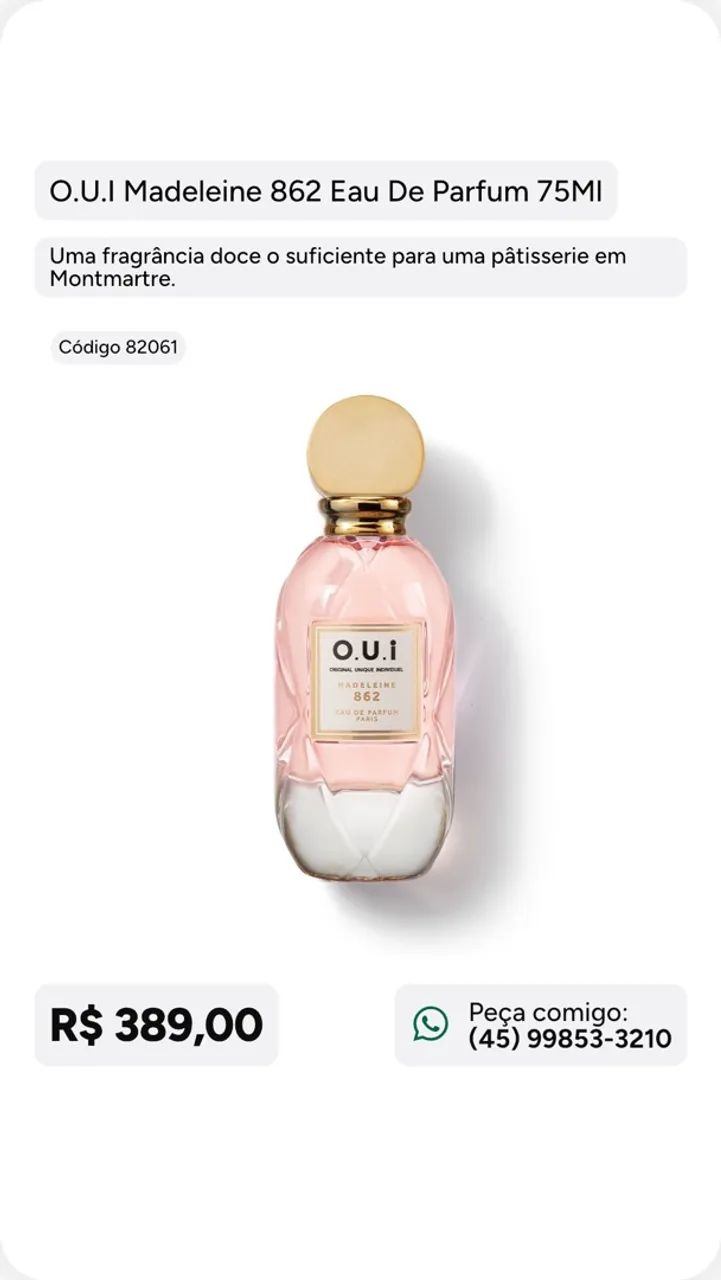 O.U.i MADELEINE 862 EAU DE PARFUM - Foto 2