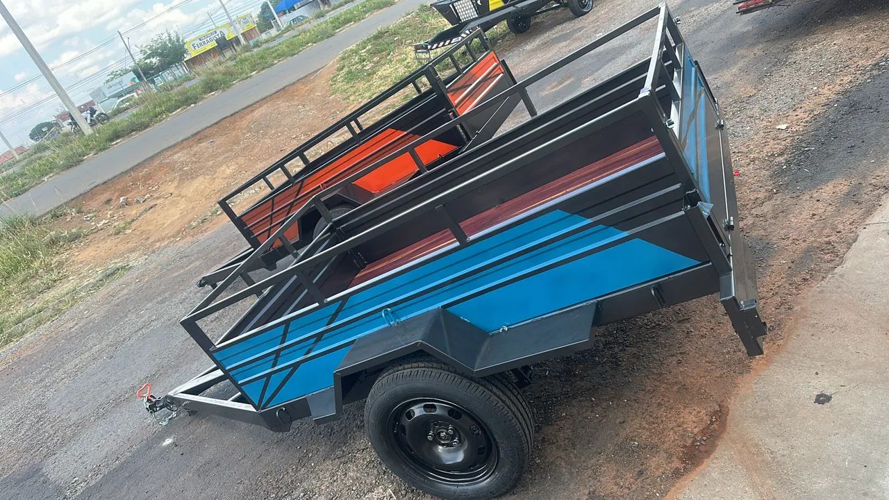 Carretinha padrão 2x1.20 a pronta entrega  - Foto 5