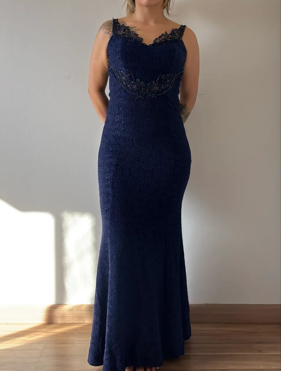 Vestido de festa azul  - Foto 3