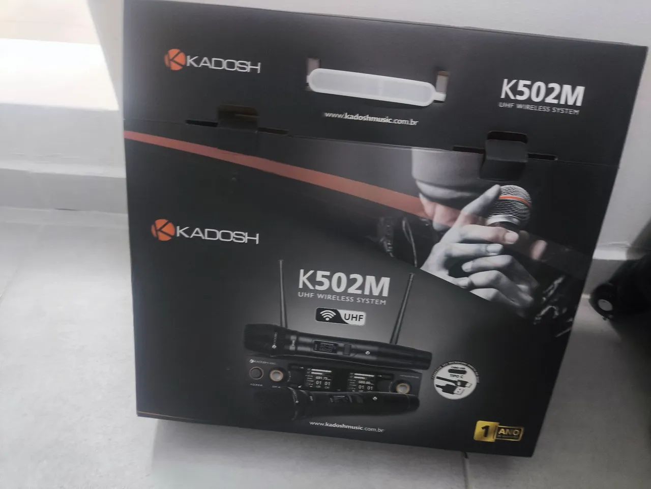MICROFONE KADOSH LACRADO NOVO NA CAIXA COM NOTA