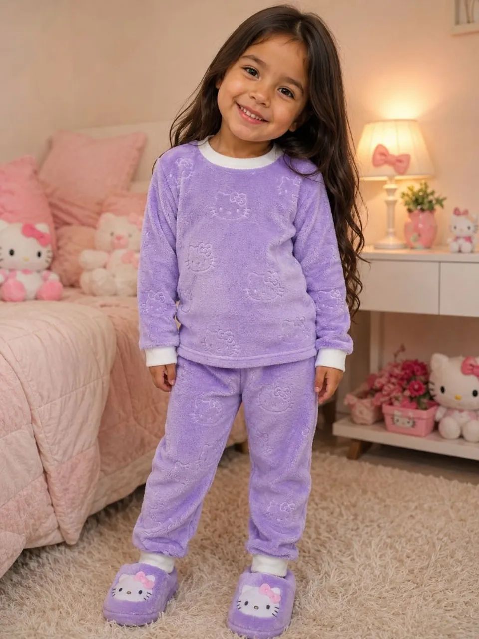 ?PIJAMA INFANTIL FLEECE QUENTINHO INVERNO?  - Foto 4