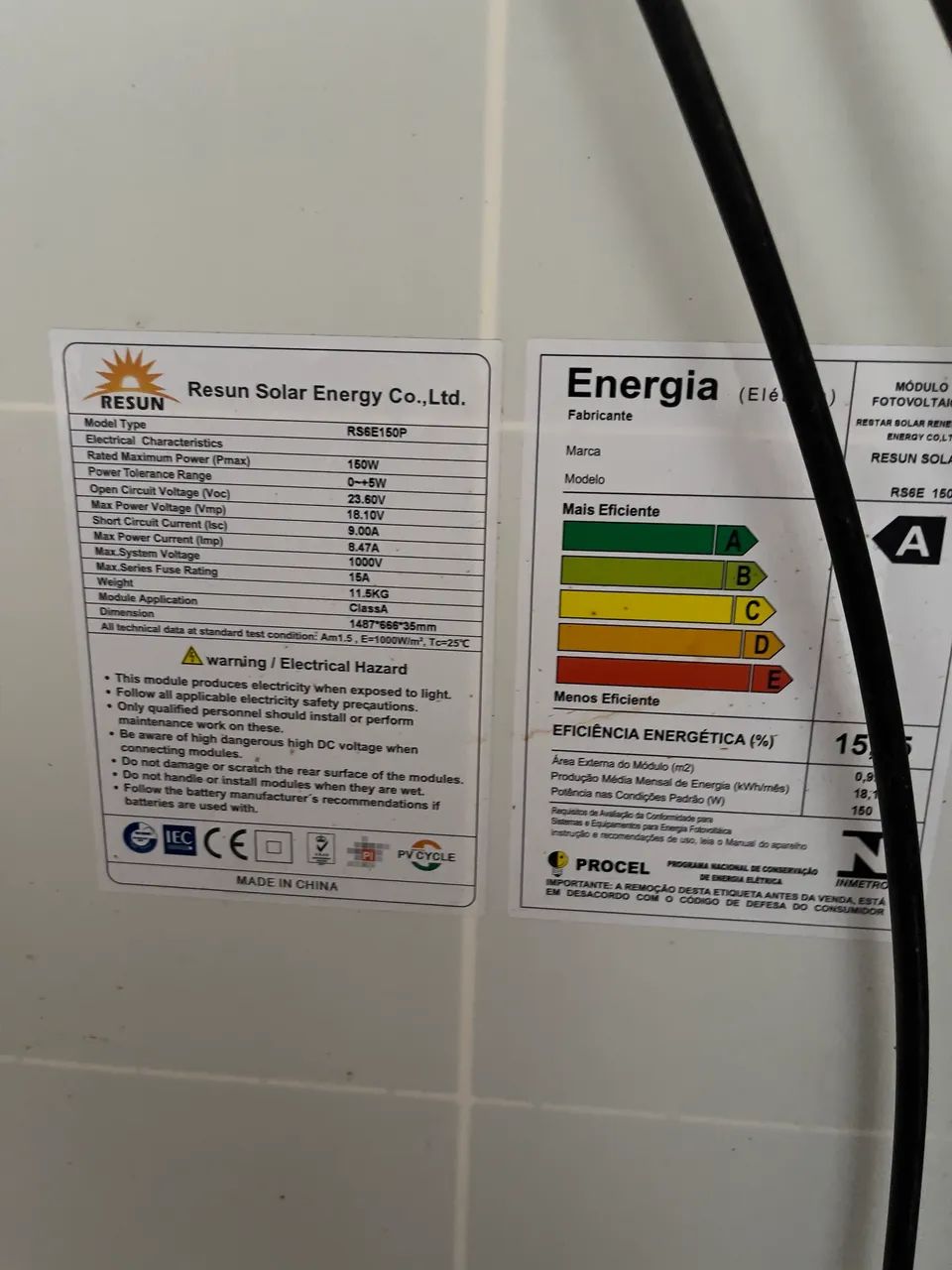 Placa solar para sair rápido  - Foto 2
