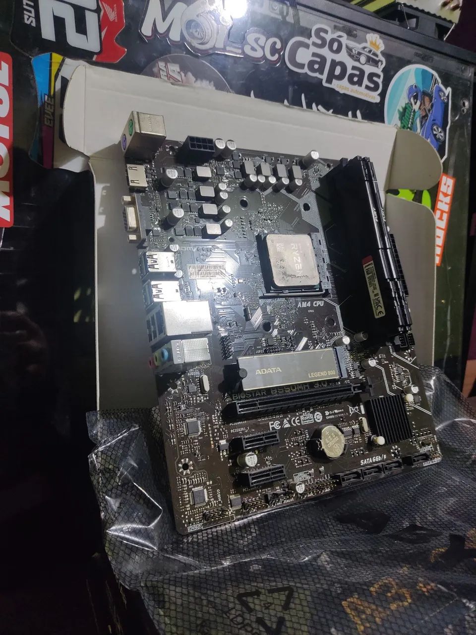 PLACA MÃE BIOSTAR B550 - Foto 2