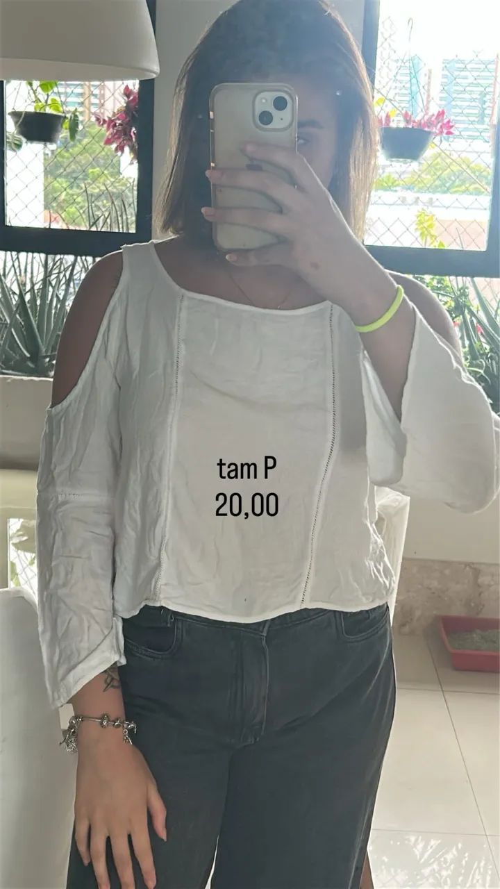 blusa branca