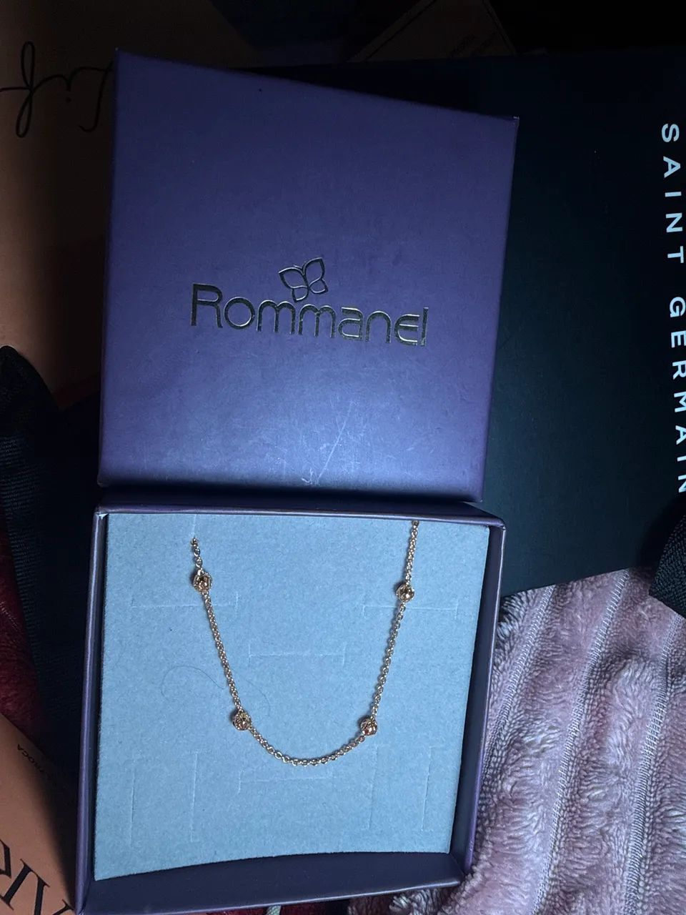 pulseira rommanel 18k NOVO