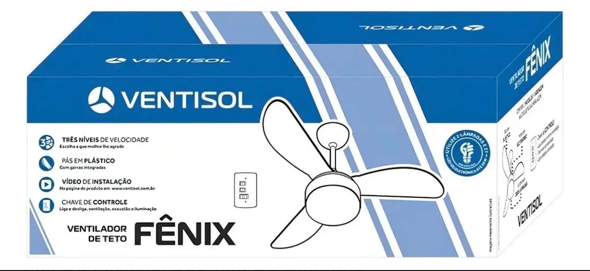 Ventilador de Teto Ventisol  - Foto 2