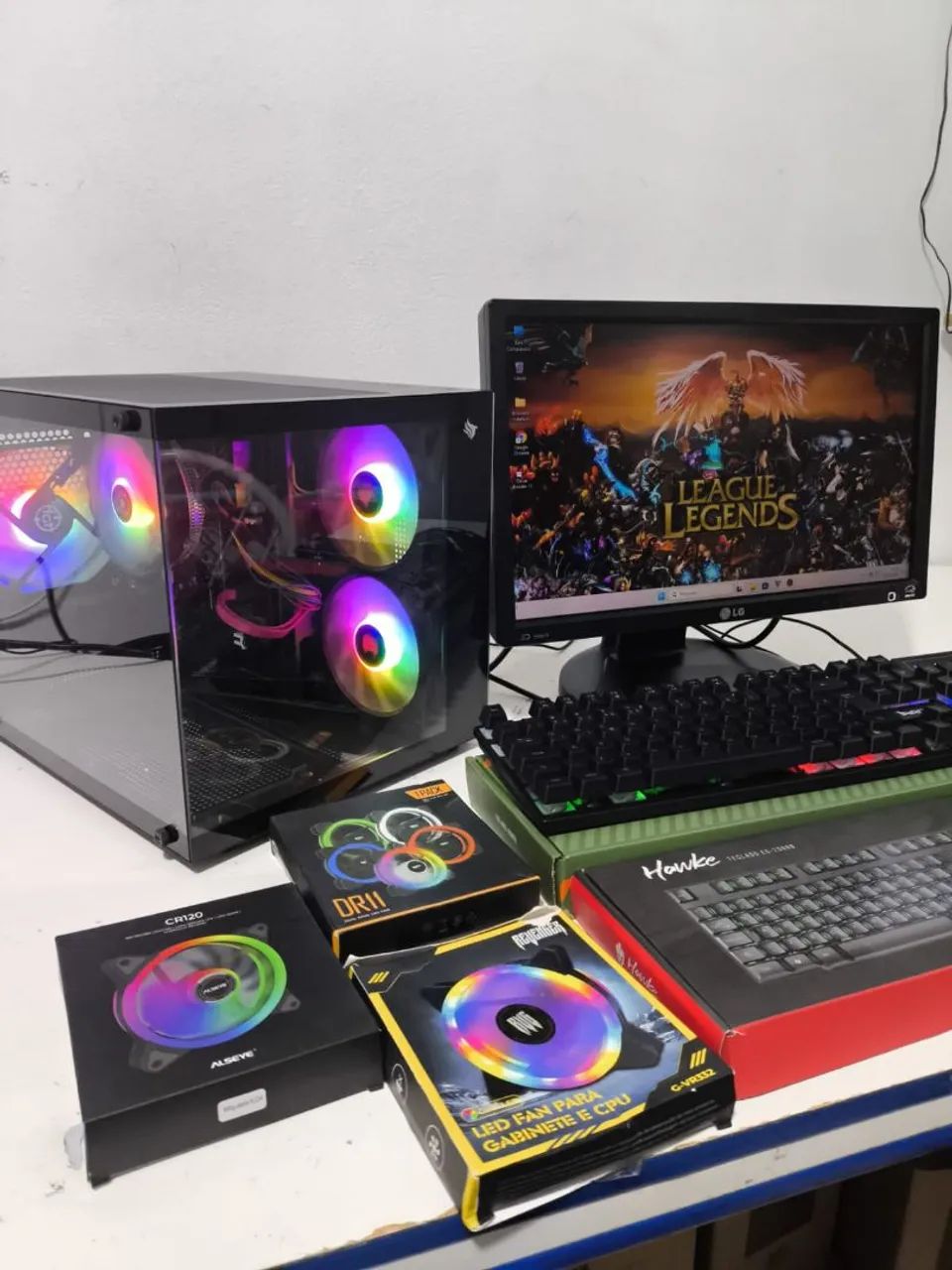 PC Gamer Novo, Intel i5 com Ssd e Tela 19 polegadas led. - Foto 5