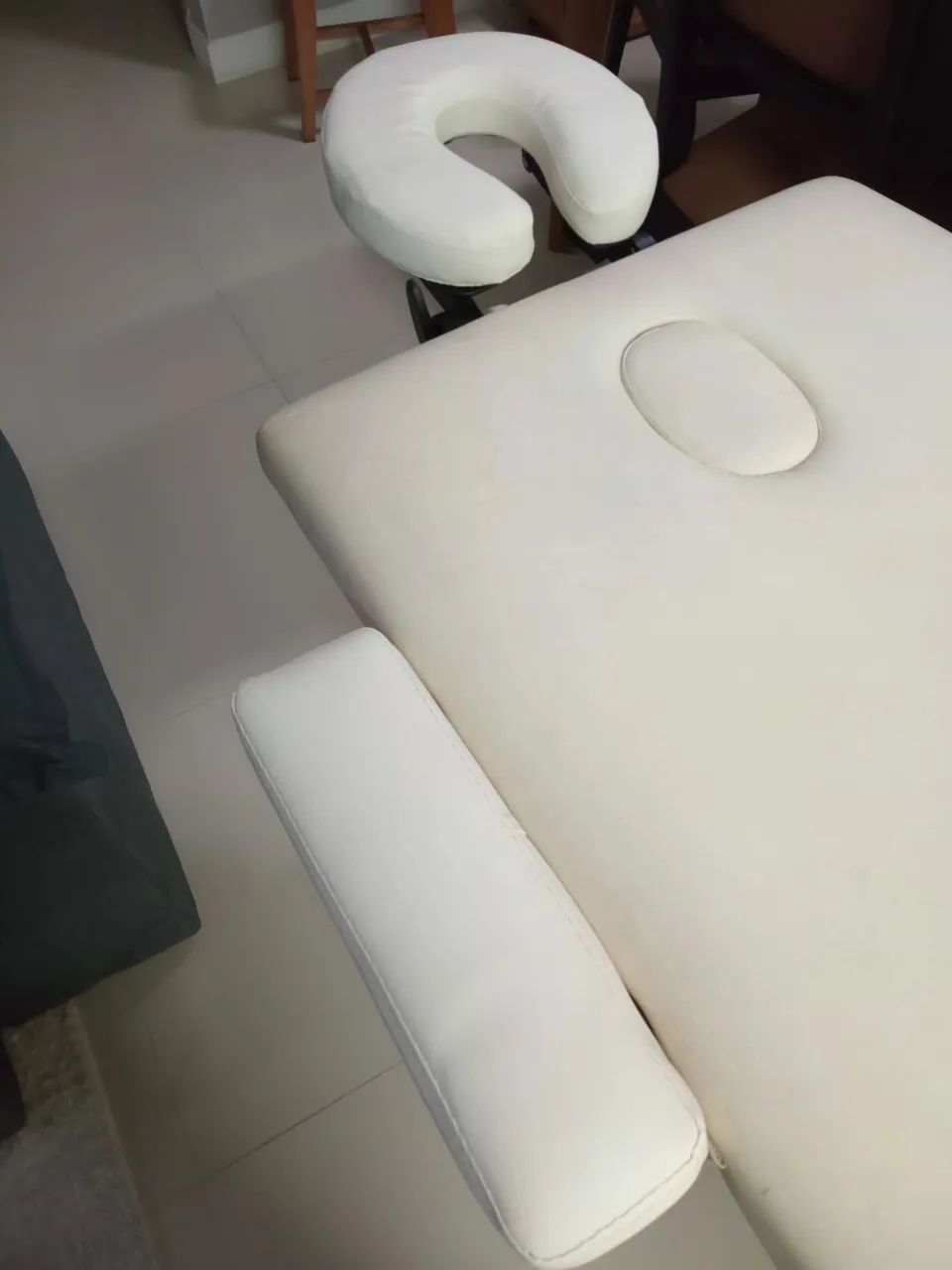 Maca articulável portátil de estética 