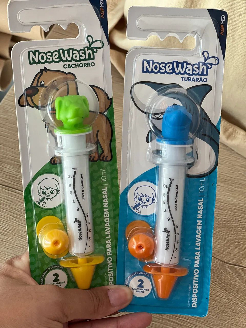 Seringa para lavagem nasal 