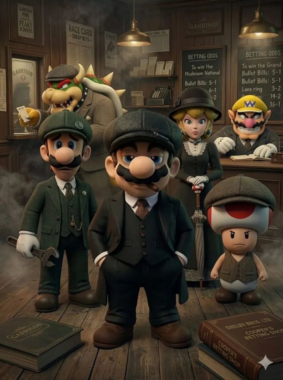 Colecionáveis Boneco Super Mario versão Peaky Bladers  - Foto 5