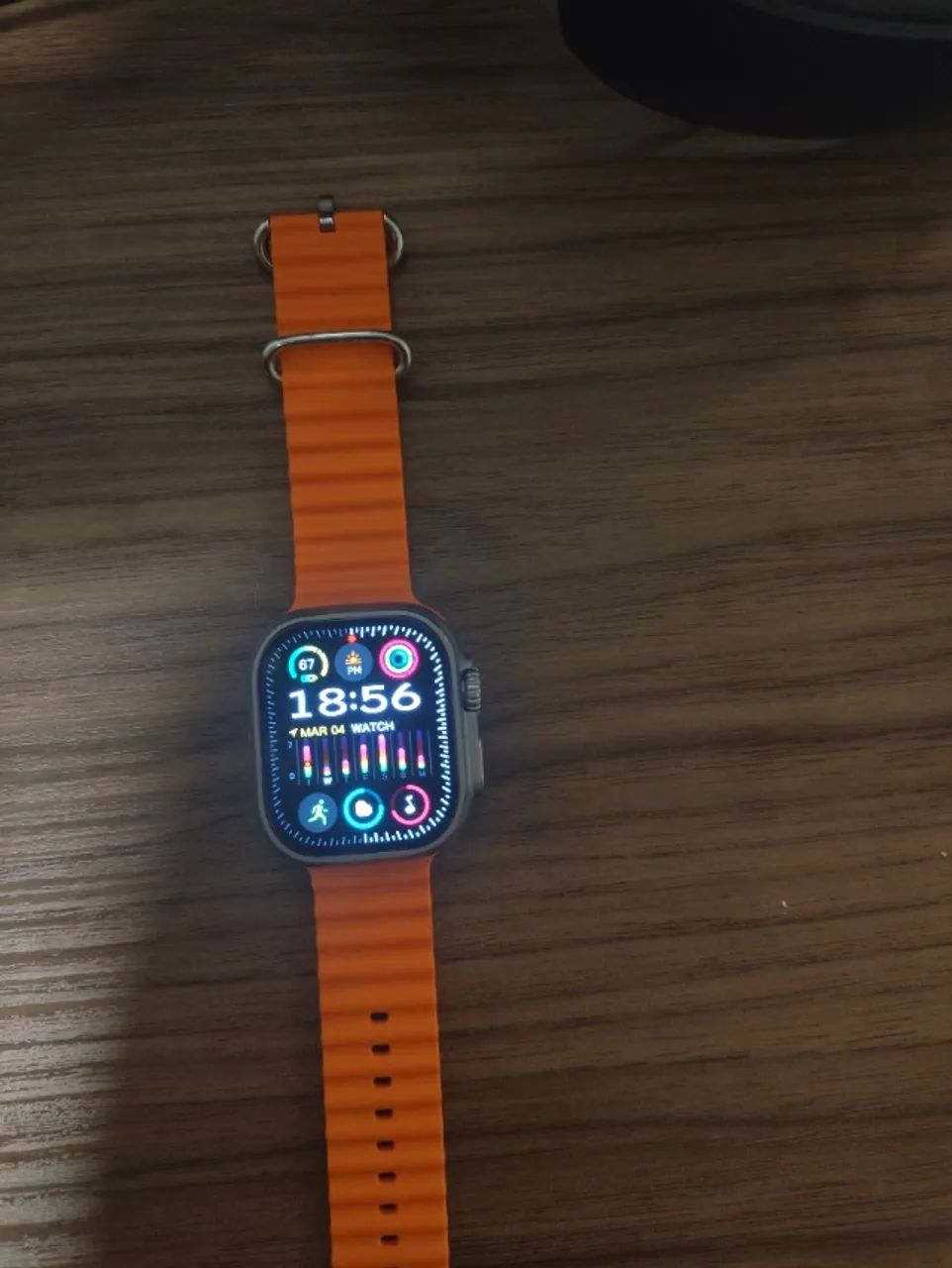 Smartwatch Microwear W69 Ultra Plus 49mm (Tela AMOLED) - Titânio + 2 Pulseiras - Foto 6