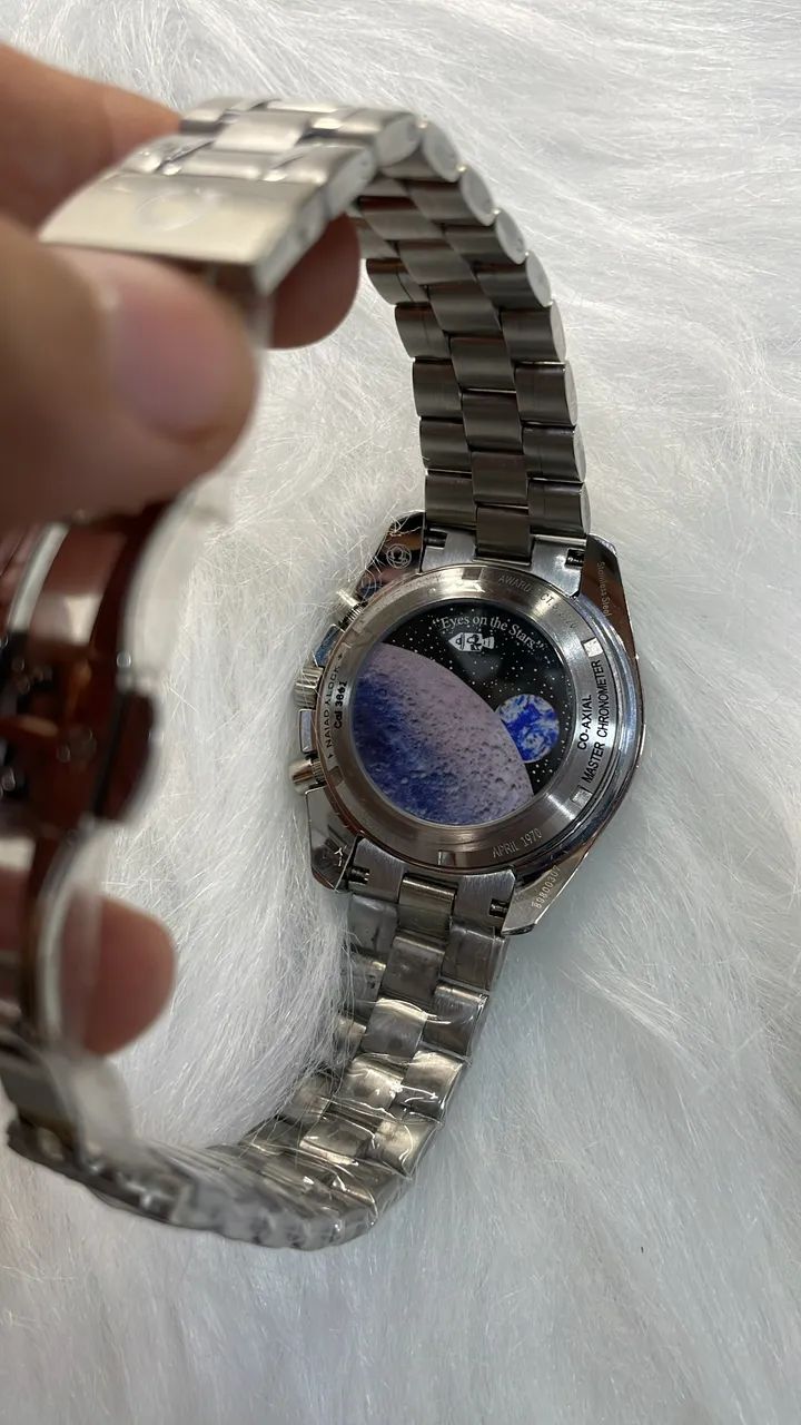 Relógio Speedmaster Movimento Quartzo com Tamanho de 44mm - Foto 5