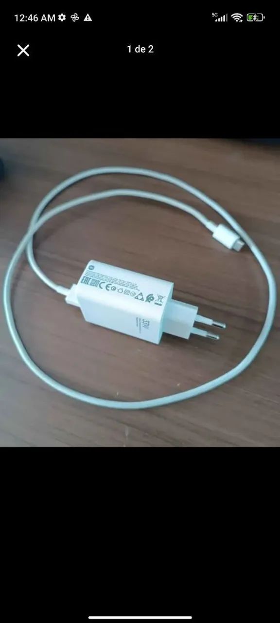 Carregador xiaomi original 