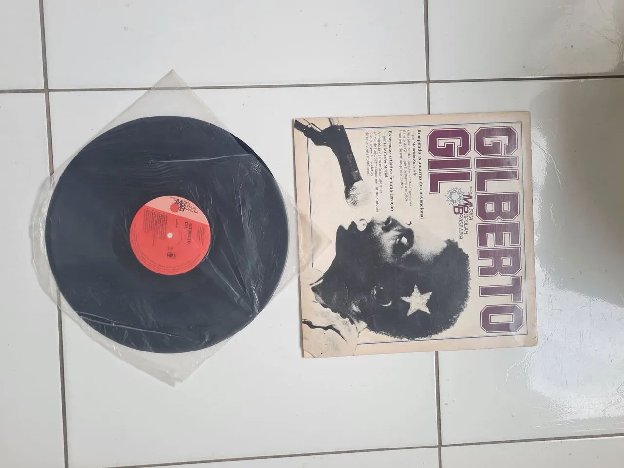 Disco Vinil LP Gilberto Gil " História MPB (1983) - Foto 2