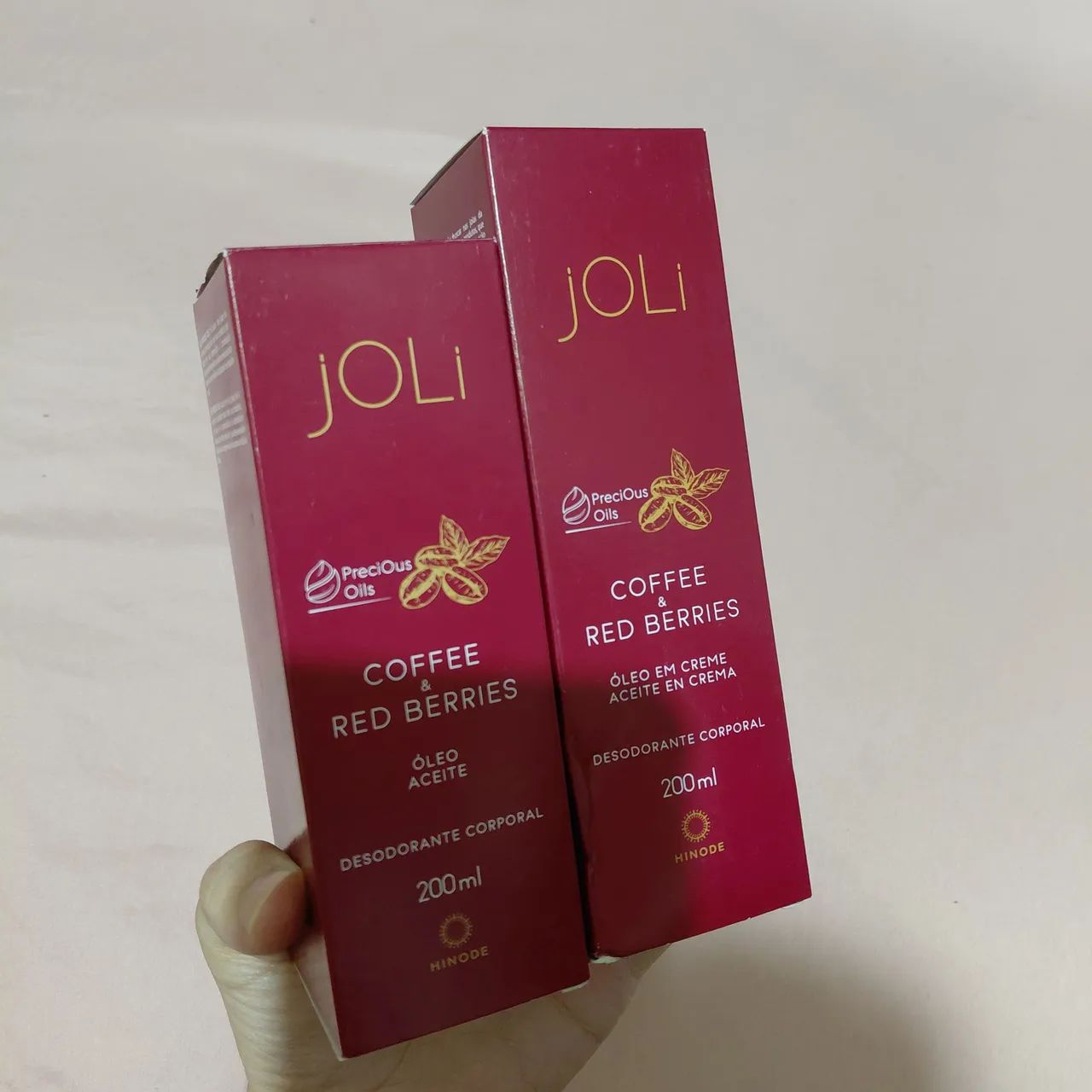 Óleo + Hidratante + Manteiga JOLi Café com Frutas Vermelhas Hinode - Foto 3