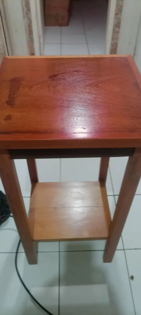 Mesa de canto em madeira de lei  - Foto 2