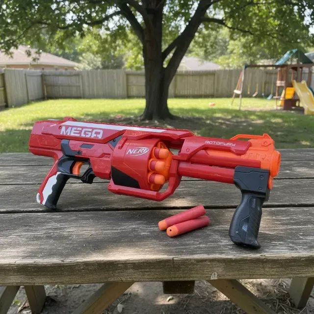 Nerf Mega Rotofury (Usado) - Foto 2