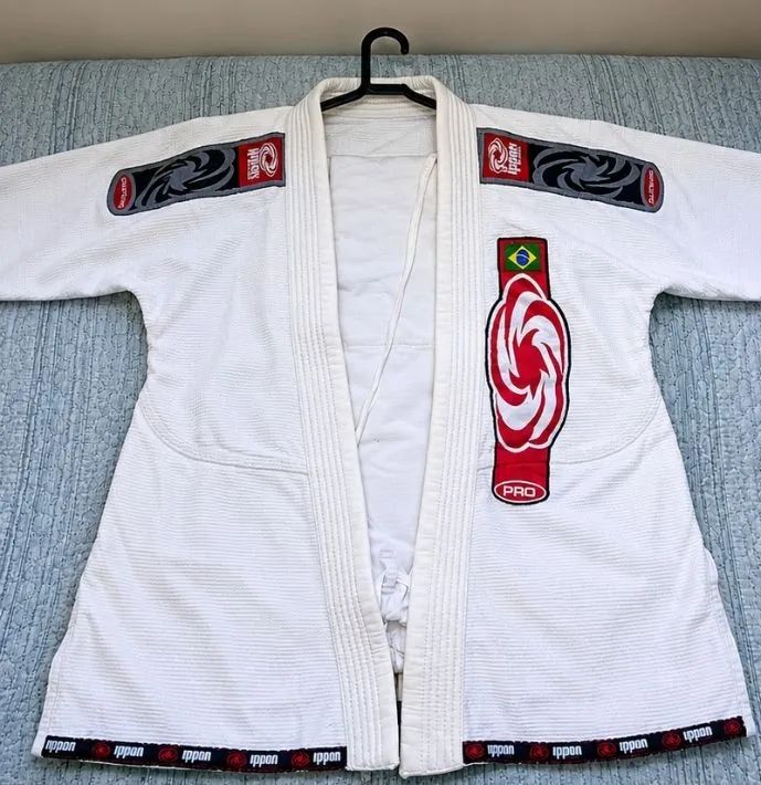 Kimono de Jiu-Jitsu Branco Pro - A1 - Foto 2