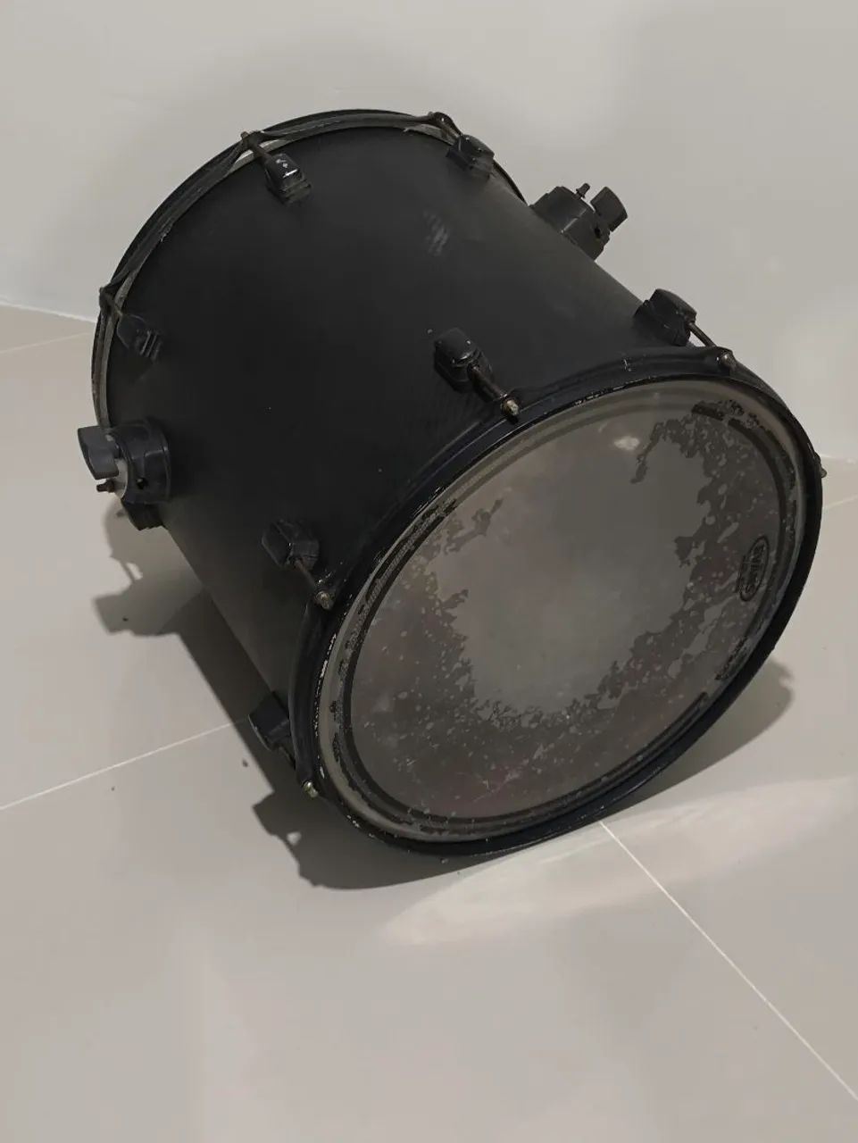 Surdo de bateria 16 polegadas avulso peles Evans usado  - Foto 4