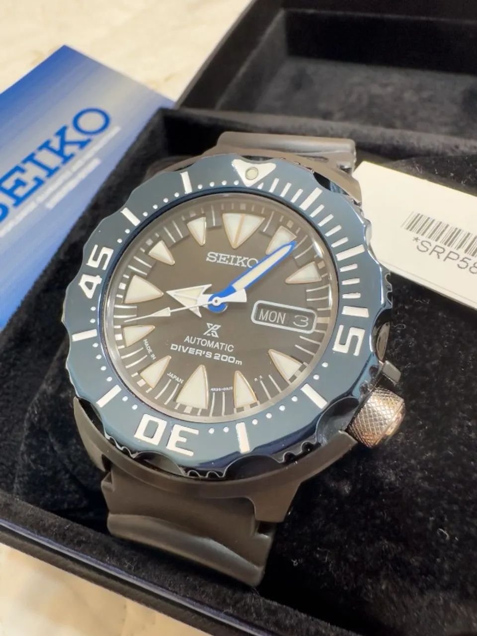 sea！！！ Seiko Prospex Sea Monster SRP581J1 Diver Automático - Acessórios