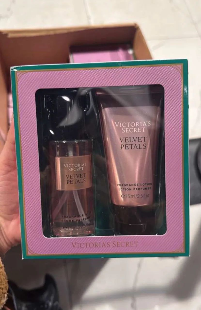 Kit Victoria Secrets Velvet Petals Importado EUA original