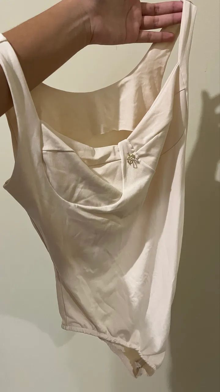 Body/maiô cor creme  - Foto 3