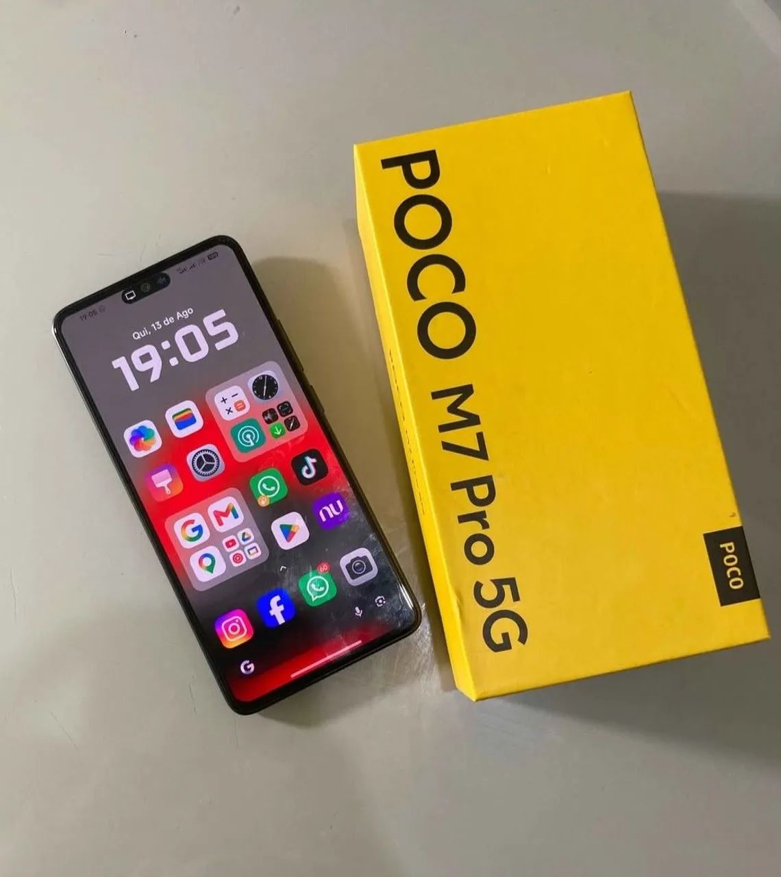 Poço M7 pró 12 de ram e 512gb de memória 